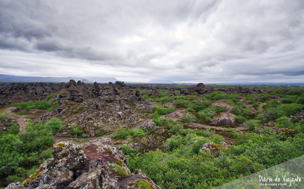 Dimmuborgir e os castelos de lava | Islândia
