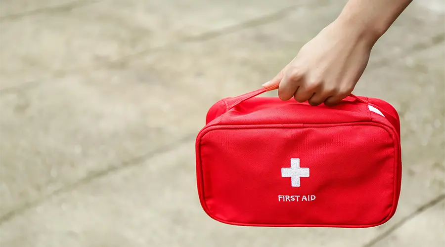 Kit Primeiros Socorros em Viagem