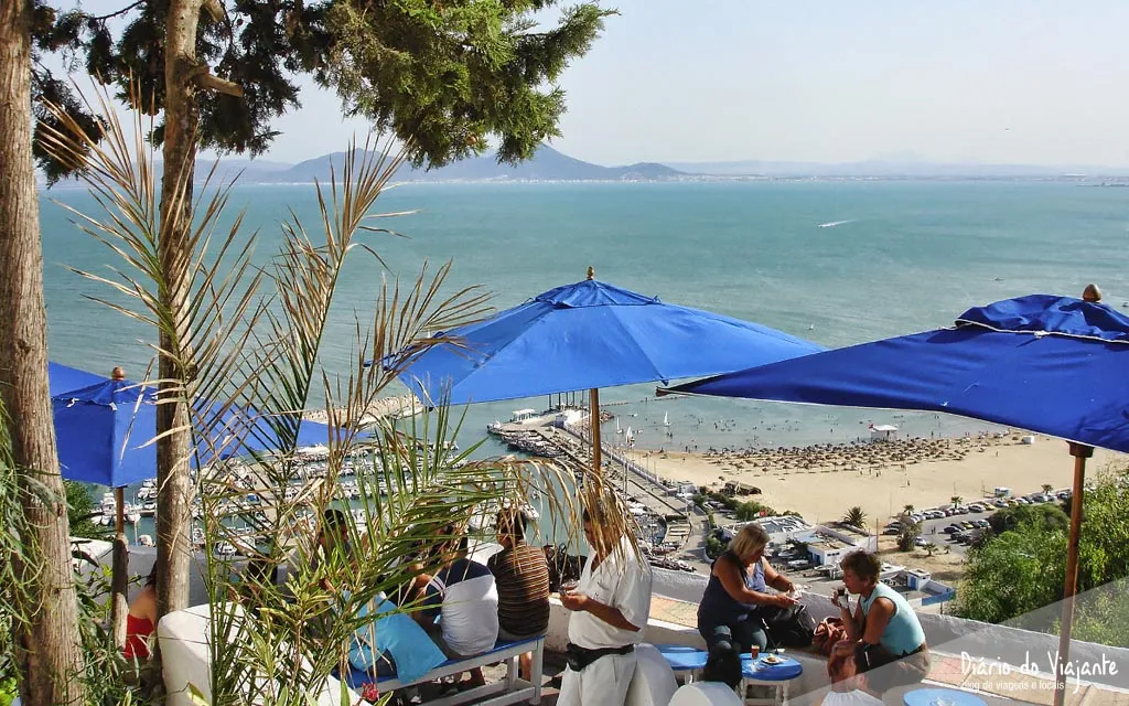 Sidi Bou Said, a aldeia branca e azul, Tunísia