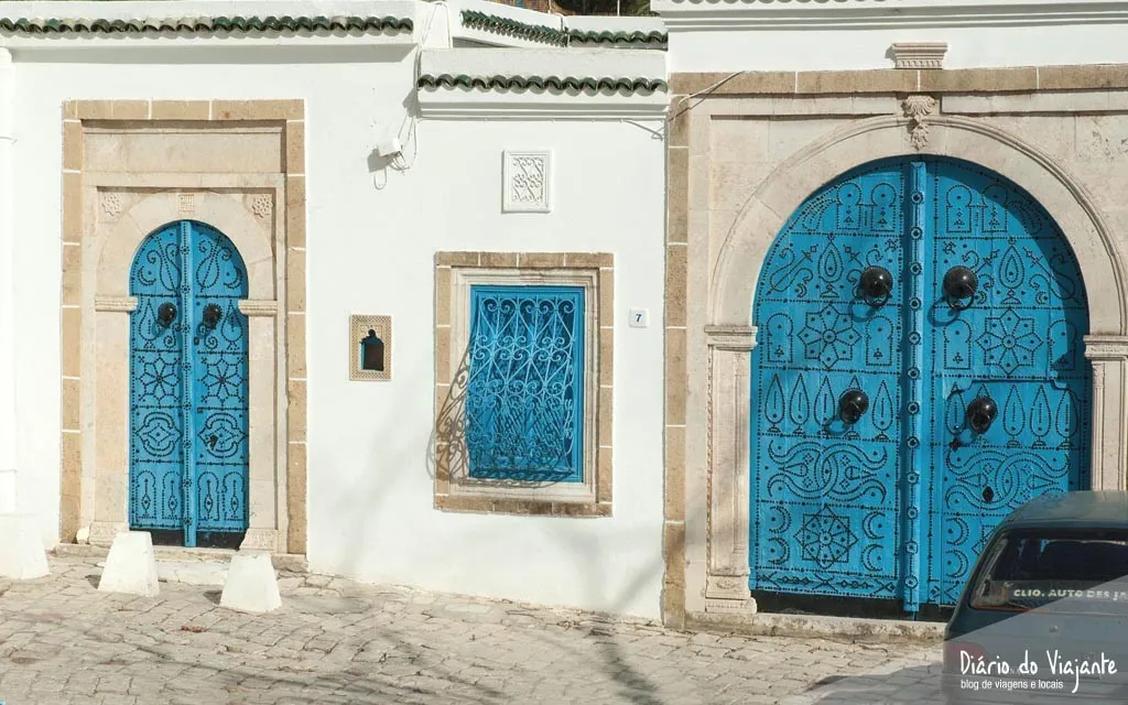 Sidi Bou Said, a aldeia branca e azul, Tunísia