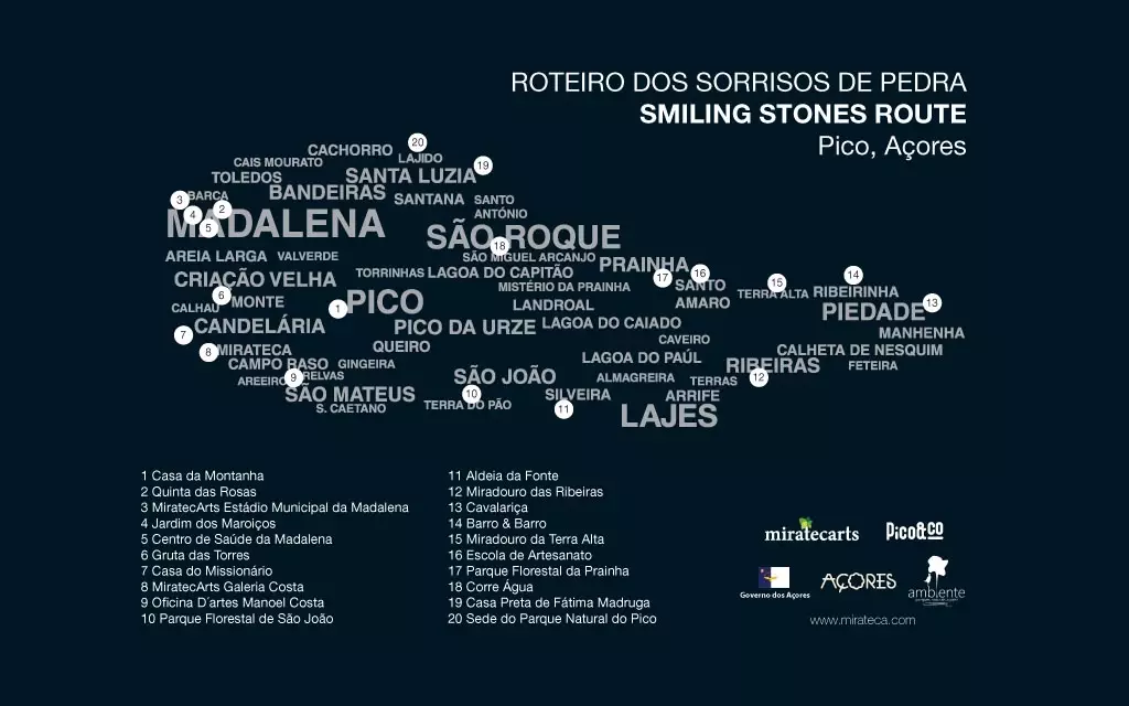 Sorrisos de Pedra na Ilha do Pico, Açores