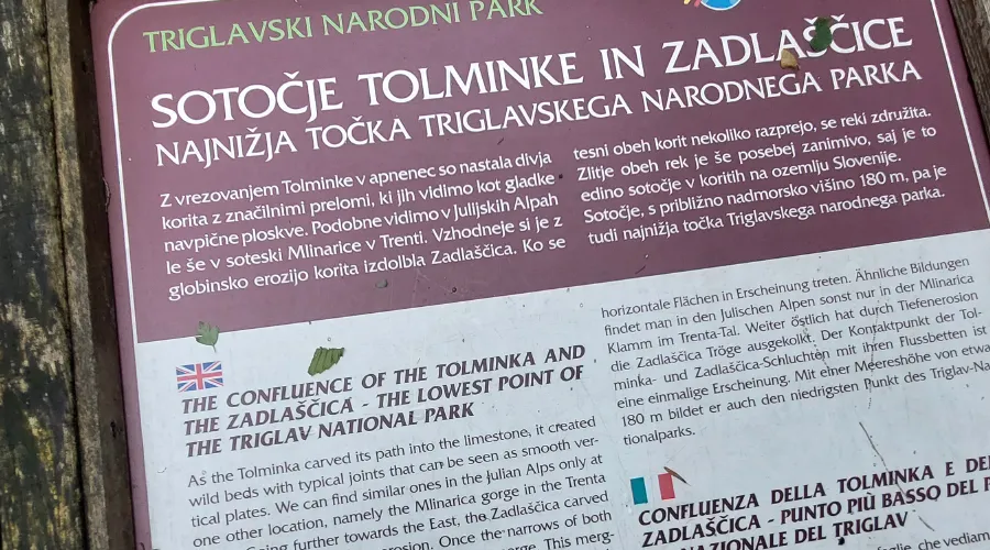 Tolmin Gorges, Eslovénia