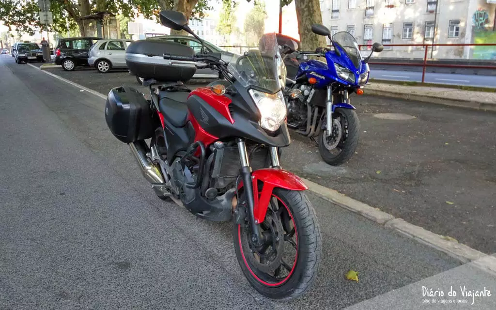 De Lisboa aos Picos da Europa, Viagem de Mota