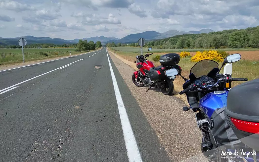 De Lisboa aos Picos da Europa, Viagem de Mota