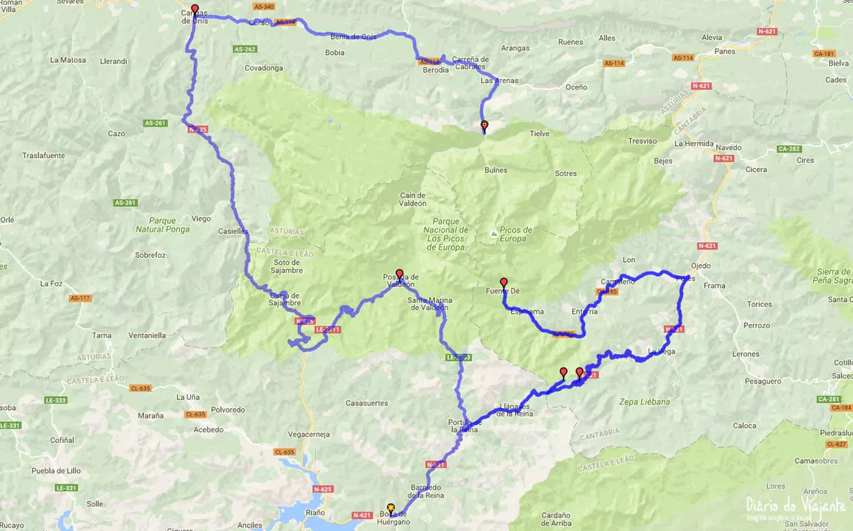 De Lisboa aos Picos da Europa, Viagem de Mota