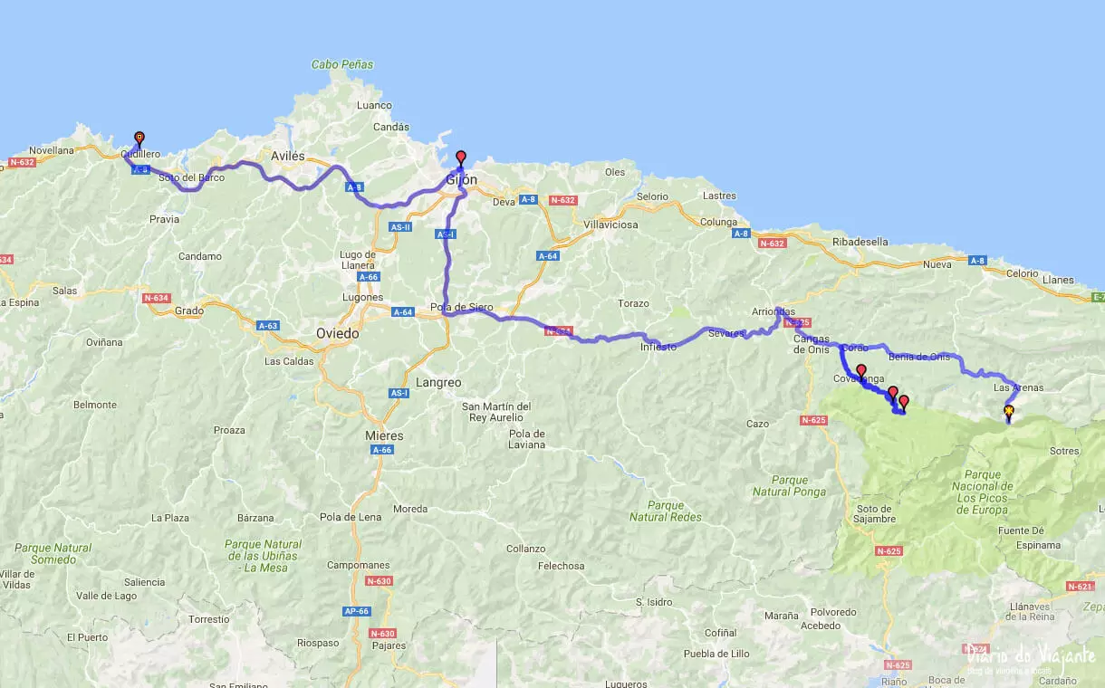 De Lisboa aos Picos da Europa, Viagem de Mota